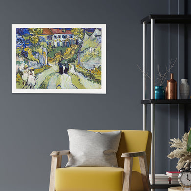 Stairway at Auvers [Van Gogh] Art-Poster