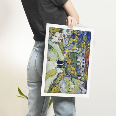 Stairway at Auvers [Van Gogh] Art-Poster