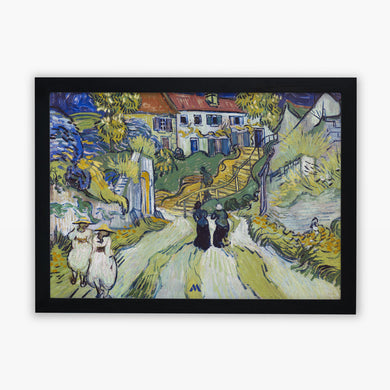 Stairway at Auvers [Van Gogh] Art-Poster