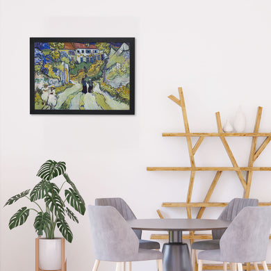Stairway at Auvers [Van Gogh] Art-Poster