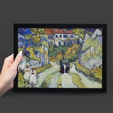 Stairway at Auvers [Van Gogh] Art-Poster