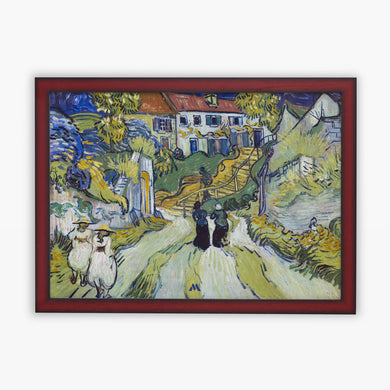 Stairway at Auvers [Van Gogh] Art-Poster
