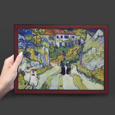Stairway at Auvers [Van Gogh] Art-Poster