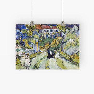Stairway at Auvers [Van Gogh] Art-Poster