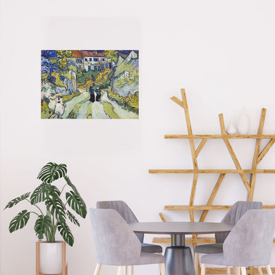Stairway at Auvers [Van Gogh] Art-Poster