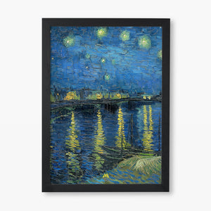 Starry Night Over the Rhone [Van Gogh] Art Poster