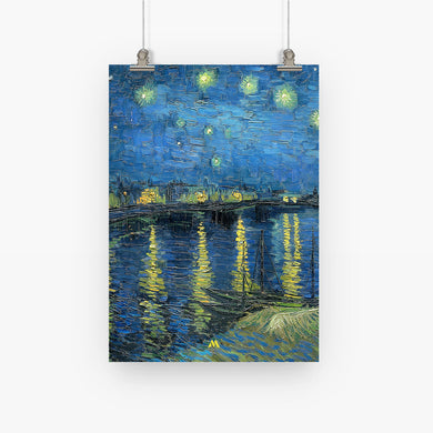 Starry Night Over the Rhone [Van Gogh] Art-Poster