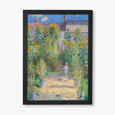 The Artists Garden [Claude Monet] Art-Poster