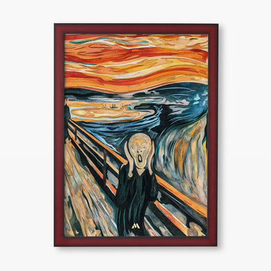 The Scream in Technicolor [Edvard Munch] Art-Poster