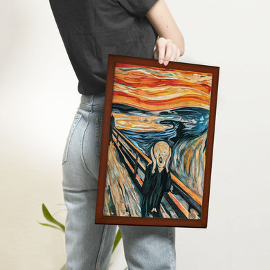 The Scream in Technicolor [Edvard Munch] Art-Poster
