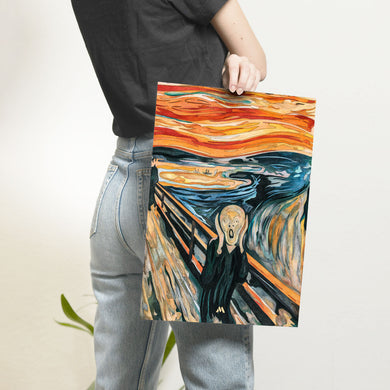 The Scream in Technicolor [Edvard Munch] Art-Poster