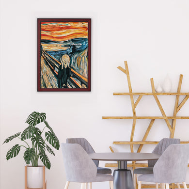 The Scream in Technicolor [Edvard Munch] Art-Poster