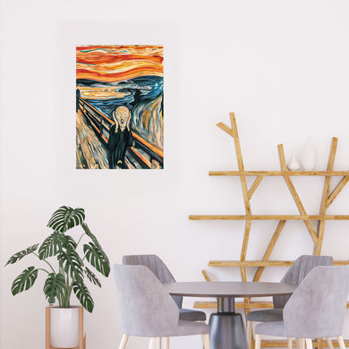 The Scream in Technicolor [Edvard Munch] Art-Poster
