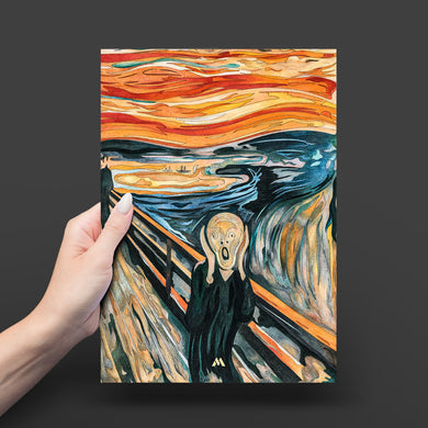 The Scream in Technicolor [Edvard Munch] Art-Poster