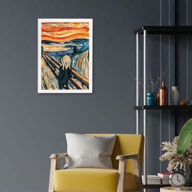 The Scream in Technicolor [Edvard Munch] Art-Poster