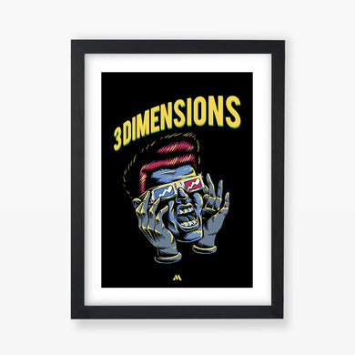 Three Dimensions Art-Poster