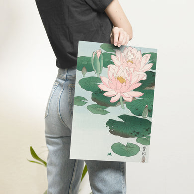 Water Lily [Ohara Koson] Art-Poster