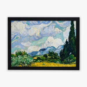 Wheat Field with Cypresses [Van Gogh] Art Poster