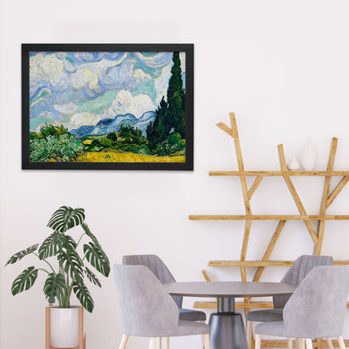 Wheat Field with Cypresses [Van Gogh] Art Poster