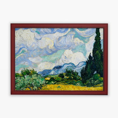 Wheat Field with Cypresses [Van Gogh] Art-Poster