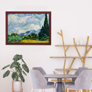 Wheat Field with Cypresses [Van Gogh] Art-Poster