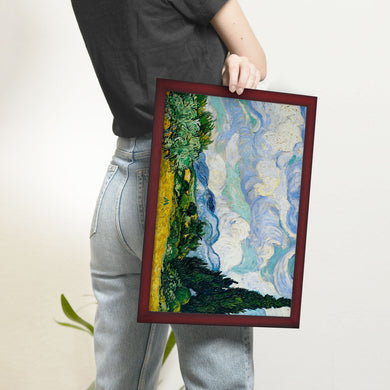 Wheat Field with Cypresses [Van Gogh] Art-Poster