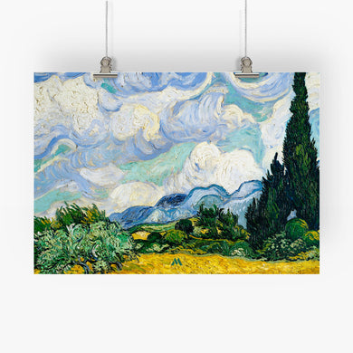 Wheat Field with Cypresses [Van Gogh] Art-Poster