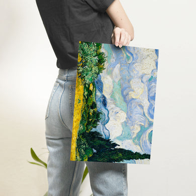 Wheat Field with Cypresses [Van Gogh] Art-Poster