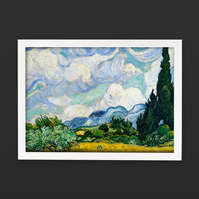 Wheat Field with Cypresses [Van Gogh] Art-Poster
