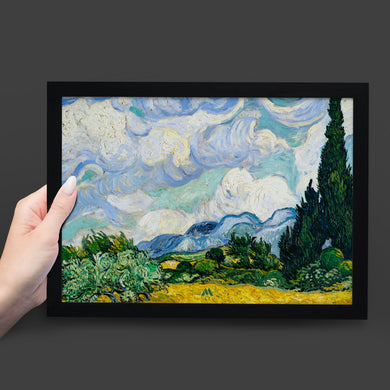 Wheat Field with Cypresses [Van Gogh] Art-Poster