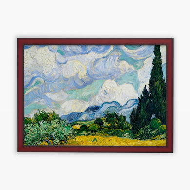 Wheat Field with Cypresses [Van Gogh] Art-Poster