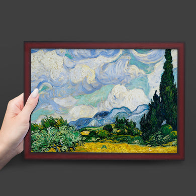 Wheat Field with Cypresses [Van Gogh] Art-Poster