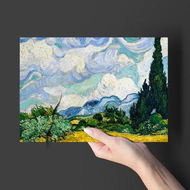 Wheat Field with Cypresses [Van Gogh] Art-Poster