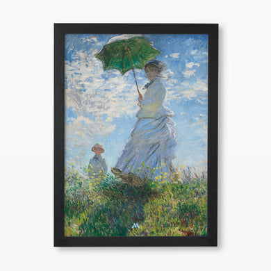 Woman with a Parasol [Claude Monet] Art-Poster