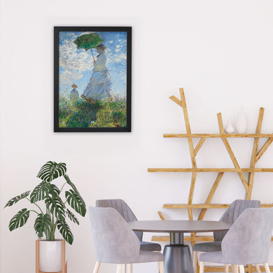 Woman with a Parasol [Claude Monet] Art-Poster