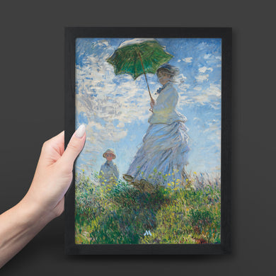 Woman with a Parasol [Claude Monet] Art-Poster