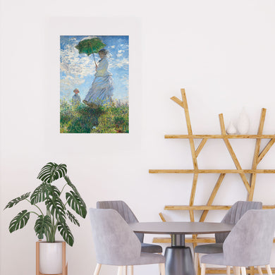 Woman with a Parasol [Claude Monet] Art-Poster