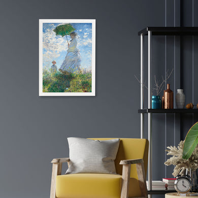 Woman with a Parasol [Claude Monet] Art-Poster