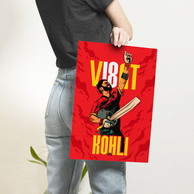 Virat King Kohli Art-Poster