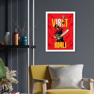 Virat King Kohli Art-Poster
