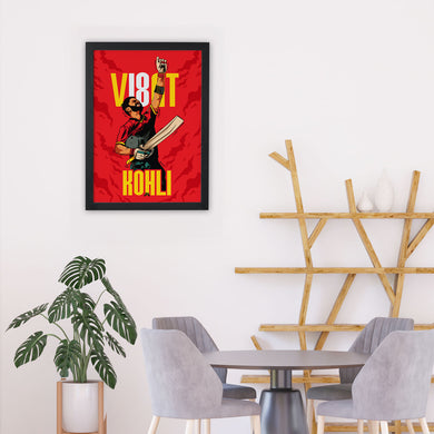 Virat King Kohli Art-Poster