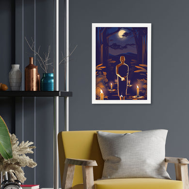 Buddha in Solitude Art-Poster