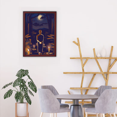 Buddha in Solitude Art-Poster