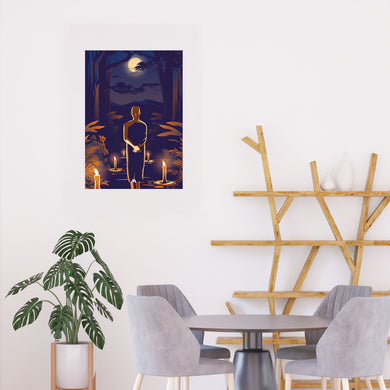 Buddha in Solitude Art-Poster