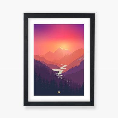 Sunrise Valley Art-Poster