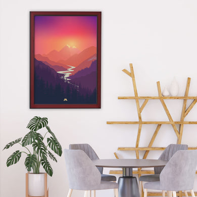 Sunrise Valley Art-Poster