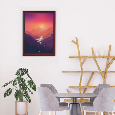 Sunrise Valley Art-Poster