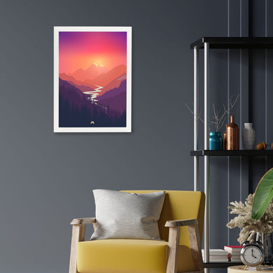 Sunrise Valley Art-Poster
