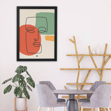 Noblewoman Abstraction Art-Poster