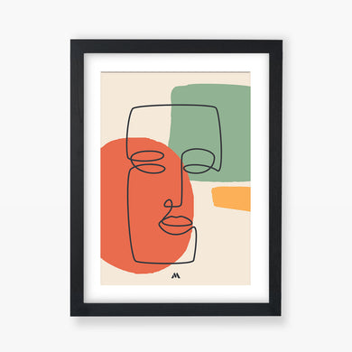 Noblewoman Abstraction Art-Poster